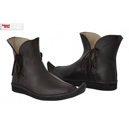 Viking Leather Shoes-Size-UK- 11  Dark Brown - GB1783