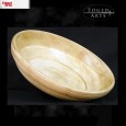 Medieval Style Wood Eating Bowl - 6 inch - 0B0591
