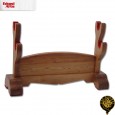 Wooden Double Sword Stand - OH2104