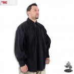 Cotton Shirt - Black - Large - GB3021