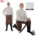 Napoleonic Shirt with Frills - White - Large - GB3906