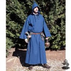 Medieval Hooded Cotton Cloak - Blue - GB4024