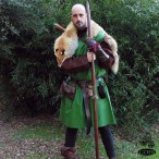 Gladiator Tunic Loose Weave Cotton - Green - Large - GB4046